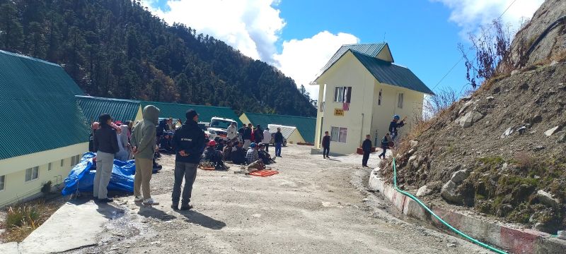 High Altitude (Hypoxic) Training at Tshongu Area 12000ft